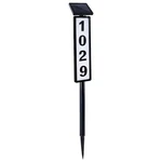 Forup Solar Lighted House Address Numbers Sign, Powered Light, Led Illuminated. Fixed Price $36.04.