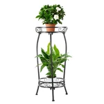 Plant Stand Indoor Outdoor Tier 27" Tall Metal Potted Holder Rack Flower Po.... Fixed Price $35.13.