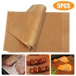 5PCS Bbq Copper Grill Mats Outdoor Barbecue Cooking Baking Non Stick Reusable. Fixed Price $7.58.