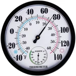 Indoor Outdoor Thermometer Hygrometer - Waterproof Hanging Inch, Black 10". Fixed Price $28.88.
