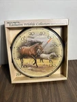 Acurite Designer Thermometer Indoor Outdoor Horses Time Made Usa Nib New. Fixed Price $25.00.
