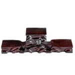 Thy Collectibles Oriental Rosewood 3-PLANT Stand, Small For Indoor. Fixed Price $28.34.