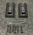 Premier MB-20 Speaker Wall Mounting Bracket Pair Black 5 Lbs. Fixed Price $17.99.
