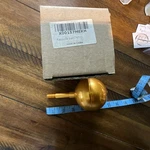 Gold Metal Flagpole Ball Finial Topper 4 Diameter Screw Mount. Fixed Price $18.47.