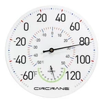 12 Inch Outdoor Thermometer With Hygrometer Large Round Wall Patio. Fixed Price $34.99.