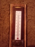 Indoor And Outdoor Wall Mount Shotgun Shell Thermometer. Fixed Price $13.50.