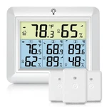 Urageuxy Weather Station Wireless Indoor Outdoor Thermometer With 3 White. Fixed Price $36.04.