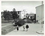 Vtg Photo Fullerton Jr College Campus Flagpole Pedestrian Bridge Students. Fixed Price $9.74.
