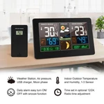 Digital Lcd Weather Station Clock Indoor & Outdoor Calendar Thermometer Wireless. Fixed Price $24.29.