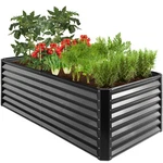 Best Choice Products Metal Raised Bed Vegetables Flowers Herbs - 6X3X2FT. Fixed Price $89.99.