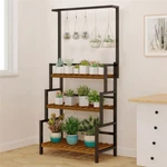 3TIER Plant Stand Flower Pot Rack Organizer Storage Shelves Hanging Rail Garden. Fixed Price $87.03.