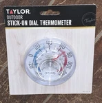 Taylor Outdoor Stick-on Dial Thermometer #5321N. Fixed Price $11.36.
