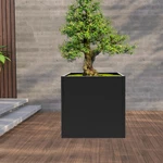 26*26*26INCH Steel Planter Box Black Flowerpot Indoor Outdoor Cube. Fixed Price $97.19.