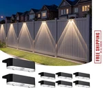 8 Pack Solar Fence Lights Outdoor, Deck Powered, IP65 Waterproof Led. Fixed Price $34.98.