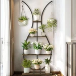 Unho 5 Tiers Stand Vase Shaped Ladder Flower Planter Display Rack Balcony. Fixed Price $109.91.