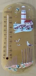 1994 Springfield Jc Walden Outdoor Plastic Thermometer Lighthouse Sea Theme Guc. Fixed Price $9.99.