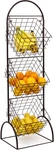 Sorbus 3-TIER Metal Wire Market Basket Storage Stand For Fruit, Vegetables, Snac. Fixed Price $77.97.