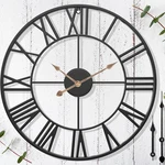 Retro Outdoor For Patio Farmhouse Black Metal Wall Silent. Fixed Price $60.39.