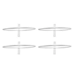 Metal Ring Planters White 8-INCH; Wall-mounted Garden Pot Holders. Fixed Price $30.99.