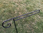 Plain Flag Holder Stand - Large & Small Powder Coated Amish Made. Fixed Price $178.24.