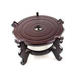 Feng Shui Chinese Wooden Fishbowl Planter Display Stand (10 Inch). Fixed Price $55.29.