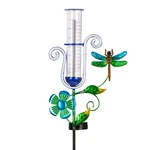 Hobyluby Dragonfly Rain Gauge Outdoor, Solar With Led. Fixed Price $39.53.