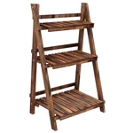 Indoors Outdoors Folding Wooden Flower Pot Stand Plant Display Ladder. Fixed Price $61.32.