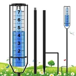 Upgraded Rain Gauge, Freeze Proof Outdoor Best Rated, Large Clear Num. Fixed Price $13.29.