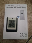 Ambient Weather WS-16 Wireless 8 Channel Thermometer With Remote Sensor. Fixed Price $37.00.