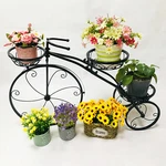Bicycle Stand Wrought Iron Tricycle Planter Home Garden Patio Decor 3-TIER. Fixed Price $39.72.