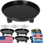 Circloophs 5 Packs Plastic Plant Caddy Casters 12 Heavy-duty Dolly. Fixed Price $54.23.