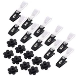 Kuuqa 20 Pack Garden Flag Rubber Stoppers And Plastic Clips, Accessori. Fixed Price $10.49.