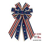 Alibbon Large Patriotic For Wreath, 4TH Of July Bows, Flaxen STYLE4. Fixed Price $19.22.