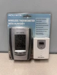 Acurite Wireless Indoor Outdoor Thermometer W/ Humidity & Clock, Weather Station. Fixed Price $19.99.