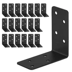 20PCS Heavy Duty 3X3X1.5IN Steel Bracket - Black 90 Right Angle Joist Shelf.... Fixed Price $34.44.