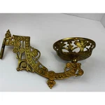 Antique Ornate Brass Swivel Wall Sconce Arm Victorian Swinging Lamp Bracket 10IN. Fixed Price $46.75.