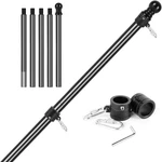 6FT Carbon Fiber Pole, For Outside House, Porch Flagpoles, Tangle. Fixed Price $64.99.