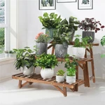 3TIER Ladder Shelf Wood Plant Freestanding Display Rack Flower Holde. Fixed Price $28.95.