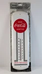Coca-cola Bottles Quality Refreshment Desperate Wall Thermometer 17" Tin Metal. Fixed Price $50.00.