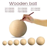 Solid Wooden Round Ball Diy Painted Handmade Decoration Tabletop Ornaments. Fixed Price $12.79.