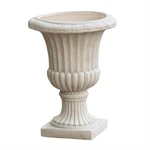 26" Antique White Italian Urn Planter Indoor And Outdoor Garden Hotel. Fixed Price $230.00.