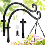 Lifyzoon Hanging Plant Brackets Outdoor 12-INCH Hangers Wall Ho.... Fixed Price $30.16.