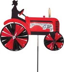 The Breeze 24" Red Tractor Whirligig Garden Stake Spinner. Fixed Price $34.99.