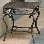 International Caravan Lisbon Wicker Contemporary Patio Side Table Free Shipping. Fixed Price $151.92.