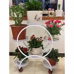 6* Metal Round Shape Display Stand Shelf Garden Plant Flower Pot Rack Holder. Fixed Price $49.87.