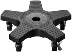 Bosmere Plastic Down Under Plant Caddie With 5 Wheels, Black, 14IN. Fixed Price $39.61.