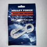 Valley Forge Flag Snap Clips Prevents Clanging Pole White Nylon (pack Of 2). Fixed Price $6.99.