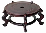 "beautiful Hand Craft Rosewood Oriental Vase Stand 9""". Fixed Price $30.65.