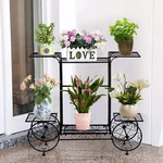Extra Large Metal Flower Cart Pot Rack Plant Display Stand Holder Home Decor. Fixed Price $39.91.