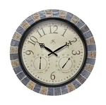 Infinity Instruments Inca Ii 18 Inch Outdoor Clock Thermometer Combo Patio Wa.... Fixed Price $143.55.